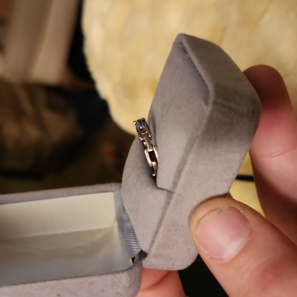 Vintage Sterling Silver Ring Sz 6.5 - Picture 2 of 6